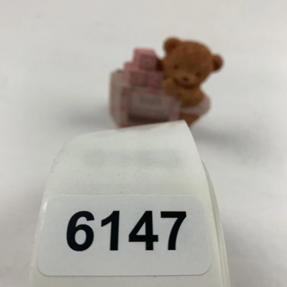 Cherished Teddies‎ Bear with ABC Alphabets Block Figurine Decoration Peace 6147